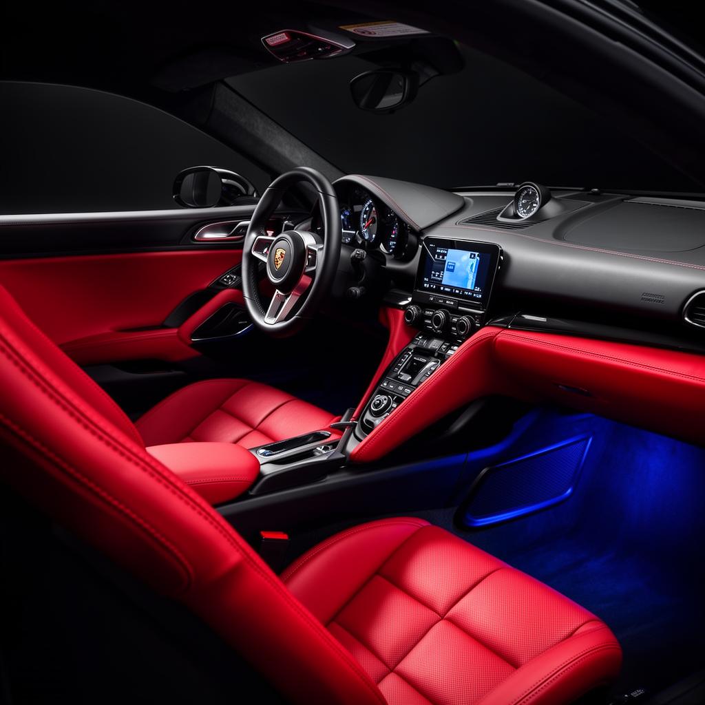 Intérieur automobile premium